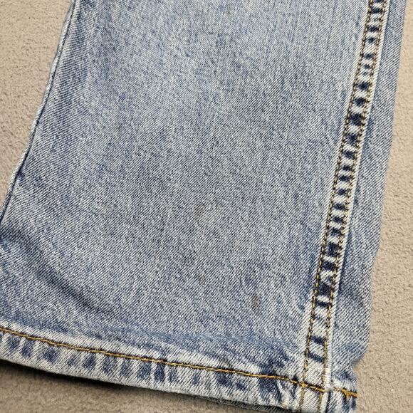 Levis 514 Jeans Mens 31x31 Blue Straight Leg Distressed Stretch Denim - Picture 6 of 11